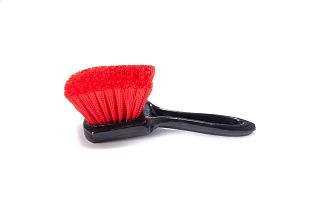 Щетка (синтет.) Wheel Brush 9" Red Polyester Epoxy Set Black Block 9" OAL, POLY HANDLE, 2.5" 