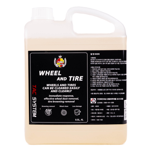 TAC SYSTEM Очищающее средство для дисков и резины WHEEL AND TIRE 4000ml