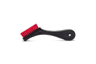 Щетка из нейлона Detailing Brush Red Nylon BLACK POLY HANDLE, .016" RED CRIMPED NYLON, 1/2"  