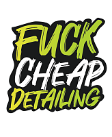 Стикер FuckCheapDetailing1зел. Detailers Of Russia