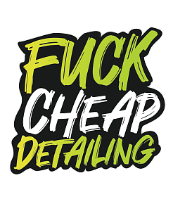 Стикер FuckCheapDetailing1зел. Detailers Of Russia